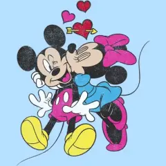 Men's Mickey & Friends Valentine's Day Minnie Mouse Smooch T-Shirt