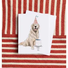 Golden Party Celebration/Birthday Greeting Card Pack (8 ct.) by Ramus & Co