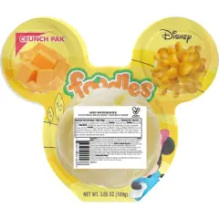 Disney Foodles Peeled Apples, Cheese & Crackers Crunch Pak - 3.85oz