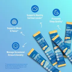 Nello Supercalm Calming Drink Mix Supplement Powder - Tropical Tangerine - 20ct