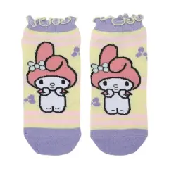 Hello Kitty & Friends Rhinestone Character Art Women's 5-Pair Ankle Socks-OSFA