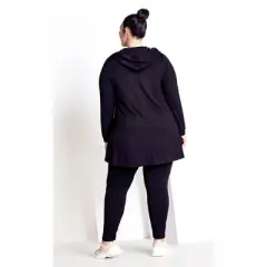 Women's Plus Size Timeout Bamboo Jacket - black | Amber & Vanilla