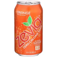 Zevia Zero Calorie Orange Soda - 6 oz each (24 Count)