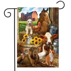 Briarwood Lane Garden Flag 12x18 For Outdoor The Gang's All Here Summer For Summer Garden Flag Flags For Outside