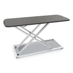 Alera Laptop Lifting Workstation 31.25w x 12.63d x 16h Black/Silver AEWR7B
