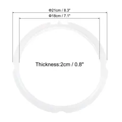 Unique Bargains Cooker Replacement Parts Silicone Sealing Rings for Pressure Pot 2 Pcs