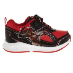 Warner Brothers The Flash Boys Hook and Loop Light Up Sneakers. (Toddler/Little Kids)