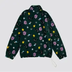 Men's Adventure Time Fleece Jacket - Dark Green