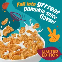 Kellogg's Frosted Flakes Pumpkin Spice Breakfast Cereal - 17.1oz