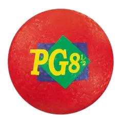 Martin Sports Playground Ball, 8.5", Red, Pack of 3