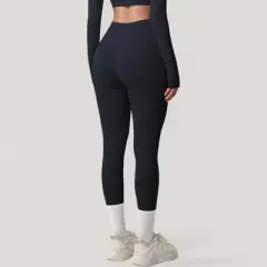 Anna-Kaci Active Women's High Waist Full Length Leggings with Side Pockets and Wide Waistband