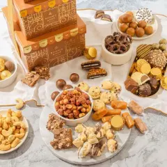 Bonnie and Pop- Gift Tower- Snack and Chocolate Assortment- Copper