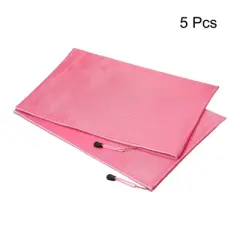 Unique Bargains Office Travel Waterproof Zipper File Storage Folders