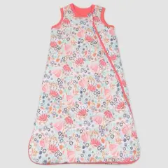 Honest Baby Organic Cotton Jersey Fill Wearable Blanket All Seasons - Flower Power
