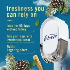 Febreze Luxe Plug Dual Air Freshener Refills - Serene Snowfall - 1.75 fl oz/2ct
