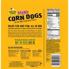 Foster Farms Mini Corn Dogs - Frozen - 29.3oz/40ct