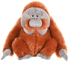 Wild Republic Cuddlekins Male Orangutan Stuffed Animal, 12 Inches