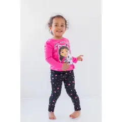 Dreamworks Gabby's Dollhouse Pandy Paws Gabby Girls T-Shirt and Leggings Outfit Set Little Kid to Big Kid