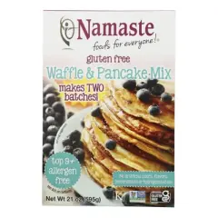Namaste Foods Gluten Free Waffle And Pancake Mix - Case of 6/21 oz