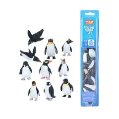 Wild Republic Nature Tube Penguin Animal Figure, 13 Inches