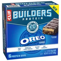 CLIF Builder's Oreo Protein Bars - 6ct
