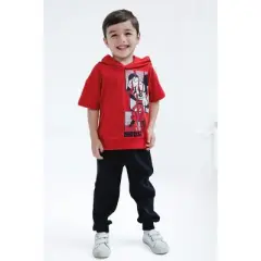 Disney Hooded T-Shirt Fleece Jogger Pants Outfit Set Infant