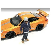 "Car Meet 1" Figurine IV for 1/18 Scale Models by American Diorama