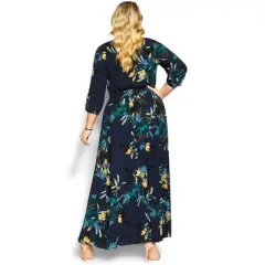 Women's Plus Size Emmaline Maxi Dress - navy  | CITY CHIC