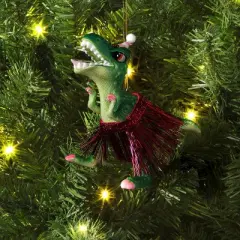 Christmas Tinsel Skirt Dino Ornament - Wondershop&trade;