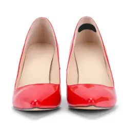 Unique Bargains Non-slip Heel Pads One Size Black 2 Pair