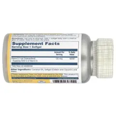 Solaray Super Bio Vitamin D-3, 125 mcg, 120 Softgels