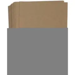Hamilco Brown Kraft Cardstock Scrapbook Paper 8.5x11" Thick Blank Card Stock Heavy Weight 100 lb Cover - 50 Pack