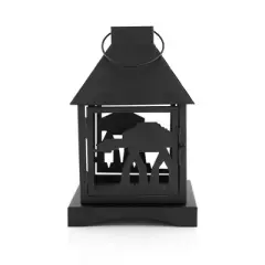 Seven20 Star Wars Black Stamped Lantern | Imperial AT-AT Walker | 12 Inches Tall