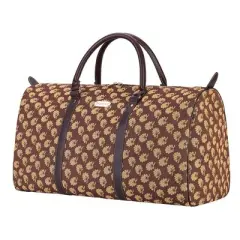 Signare USA Jane Austen Oak Brown Big Holdall/Duffel Bag
