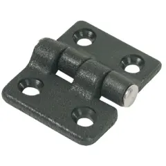 Whitecap Black Nylon Butt Hinge - Boat Equipment and Parts - Model S3034.