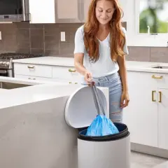 Plasticplace Simplehuman* Code V Compatible Drawstring Trash Bags