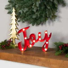 Northlight Lighted "Joy" Christmas Decoration - 11.25"