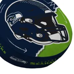NFL Seattle Seahawks Split Helmet Circle Plushlete Pillow