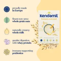 Kendamil Banana Creamy Oatmeal Cereal - 8oz