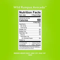 Once Upon a Farm Wild Rumpus Avocado, Pineapple Banana Organic Kids' Snack - 3.2oz Pouch