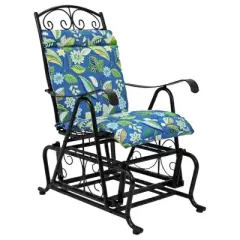 Blazing Needles, Outdoor Single Glider Chair Cushion ( 1 Piece Seat and Back)