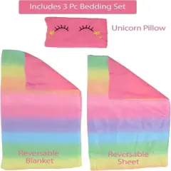 The New York Doll Collection Unicorn Wooden Doll Bed