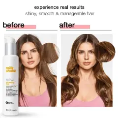 Milk_Shake No Frizz Glistening Milk | Intense Shine | Milk Shake Nourishing | Heat Hair Protection | Easy Application (4.2 oz) Milkshake