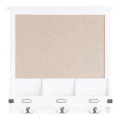 24" x 24" Stallard Pinboard White - Kate & Laurel All Things Decor