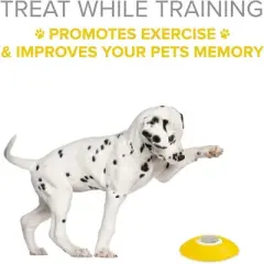 Arf Pets Memory Training Dog Treat Dispenser Toy w/2 Remote Buttons
