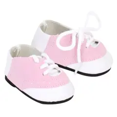 Sophia&rsquo;s Saddle Shoes for 18&rdquo; Dolls, Light Pink/White