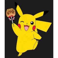 Junior's Pokemon Halloween Pikachu Caramel Apple Festival Muscle Tee