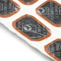 Unique Bargains Square Type Bike Tire Puncture Repair Patches Rubber Tool 1.38" x 0.94" 9pcs