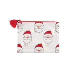 C&F Home Santa Claus Christmas Makeup Bag Organizer Pouch Fashion Accessory w/ Zipper