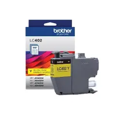Brother LC402 Yellow Standard Yield Ink Cartridge Prints Up to 550 Pages (LC402YS)